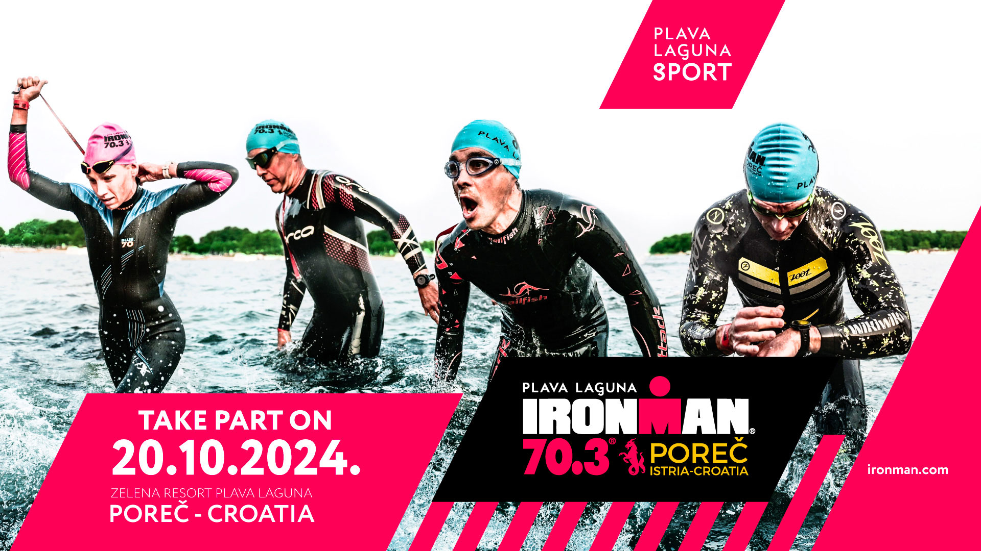 Erlebe den Nervenkitzel des 3. Plava Laguna Ironman 70.3 Porec, Istrien