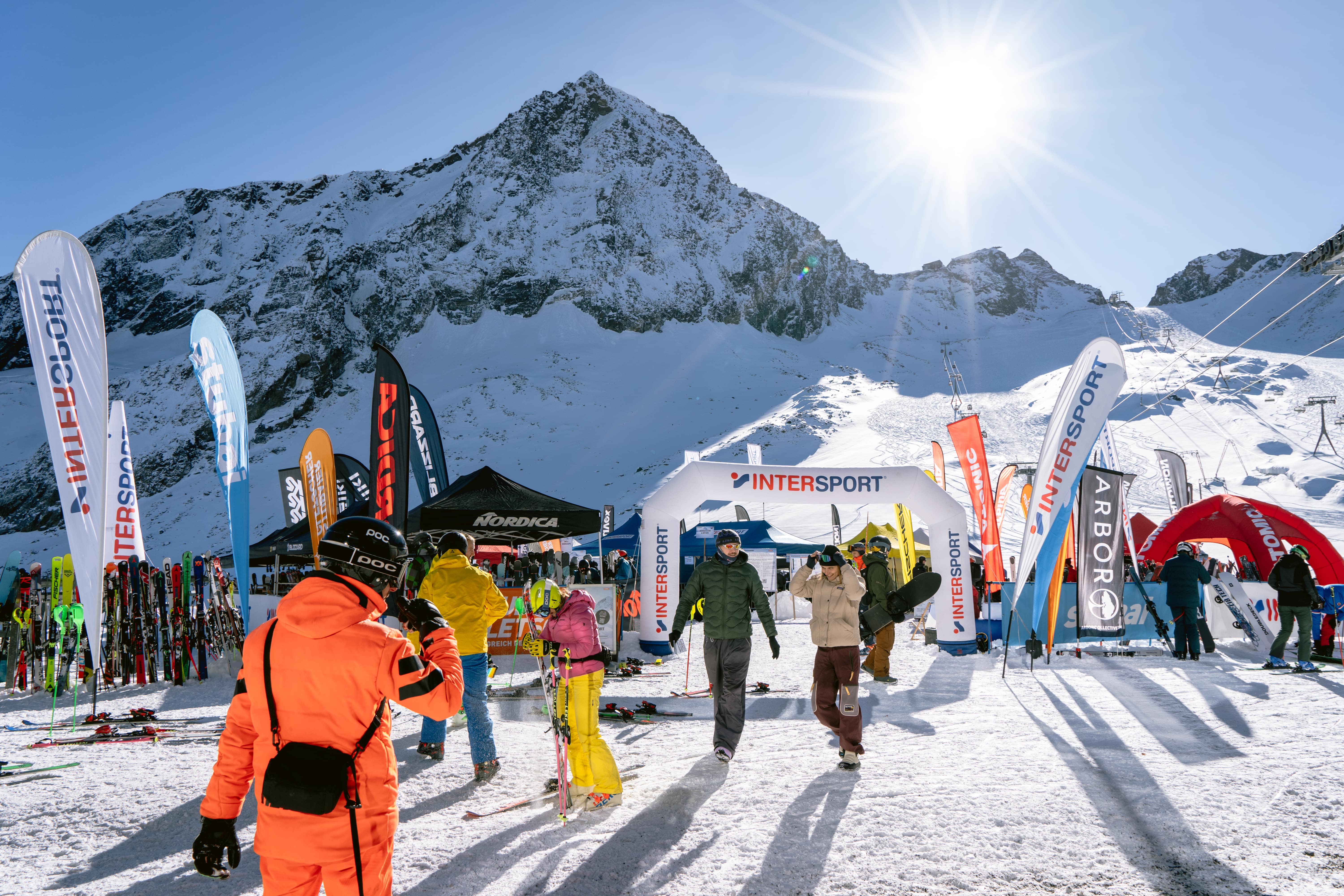 Wintersport zum Anfassen: INTERSPORT TESTIVAL am Stubaier Gletscher 2025