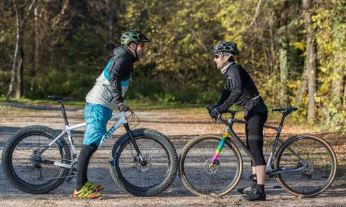 Fatbike vs. Gravelbike © SPORTaktiv / Thomas Polzer Fatbike vs. Gravelbike