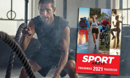 © iStock / Ridofranz // Cover: iStock / Jag_cz / jacoblund / U. J. Alexander / dima_sidelnikov SPORTaktiv Trainingstagebuch 2021