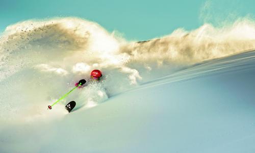 © Fotograf / Klaus Polzer / Ein Gebiet in der Größe der Weißsee Gletscherwelt mit so vielen Freeride-Möglichkeiten findet man nicht allzu oft in den Alpen. Freiheit auf Skiern: Für Powderspaß braucht es Können und Köpfchen