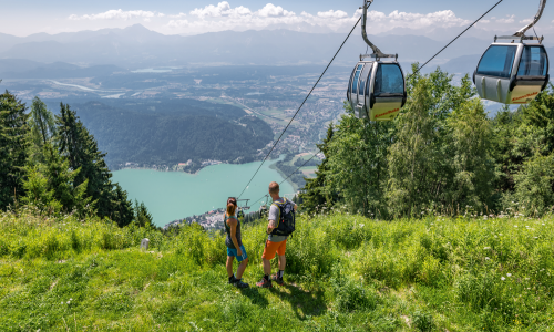 © Fotograf / MS Photography by Michael Stabentheiner / Auf der Gerlitzen Alpe mit Blick auf den Ossiacher See. Wandern Villach: Der Weg als Ziel