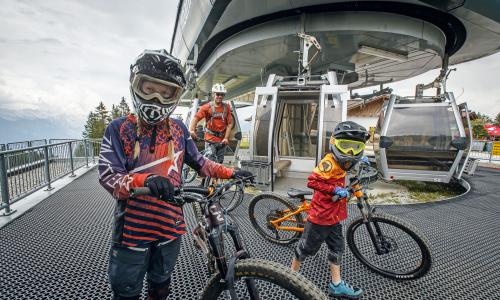 © Fotograf / Innsbruck Tourismus / Erwin Haiden Mit Kind und Kegel auf Tour: Auf Bike-Tour im Familienverband