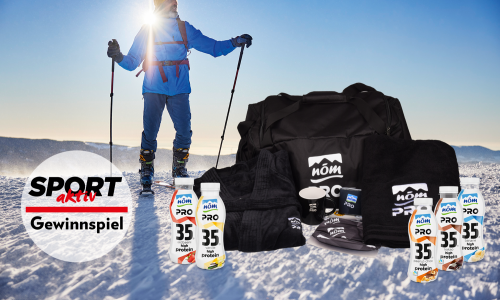 © © NÖM AG Gewinnspiel: Wir verlosen 1 x 1 prallgefüllte NÖM PRO Sporttasche inkl. NÖM PRO Proteindrinks