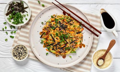 © iStock / Getty Images Plus / from_my_point_of_view Gesunder Rezepttipp: Okonomiyaki (Osaka-Style)