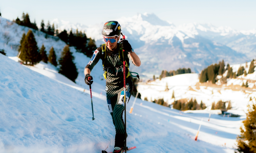 © FOTO: Skimostats / Milano-Cortina im Blick. Paul Verbnjak und Johanna Hiemer werden aller Voraussicht nach Österreich bei den Olympischen Spielen im Februar im Skibergsteigen repräsentieren. Wunsch nach Anerkennung: Johanna Hiemer und Paul Verbnjak über olympisches Skibergsteigen