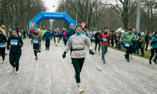 © © VCM / MaxLouis Köbele / Start zum VCM Winterlauf. Warmlaufen für den Vienna City Marathon