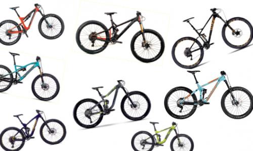 8 aktuelle Enduro-Bikes im Vergleich / Bild: Hersteller © 8 aktuelle Enduro-Bikes im Vergleich / Bild: Hersteller 8 aktuelle Enduro-Bikes im Vergleich / Bild: Hersteller