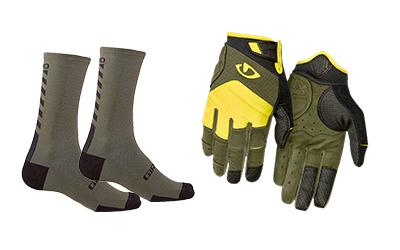 Socken und Gloves Giro Sports