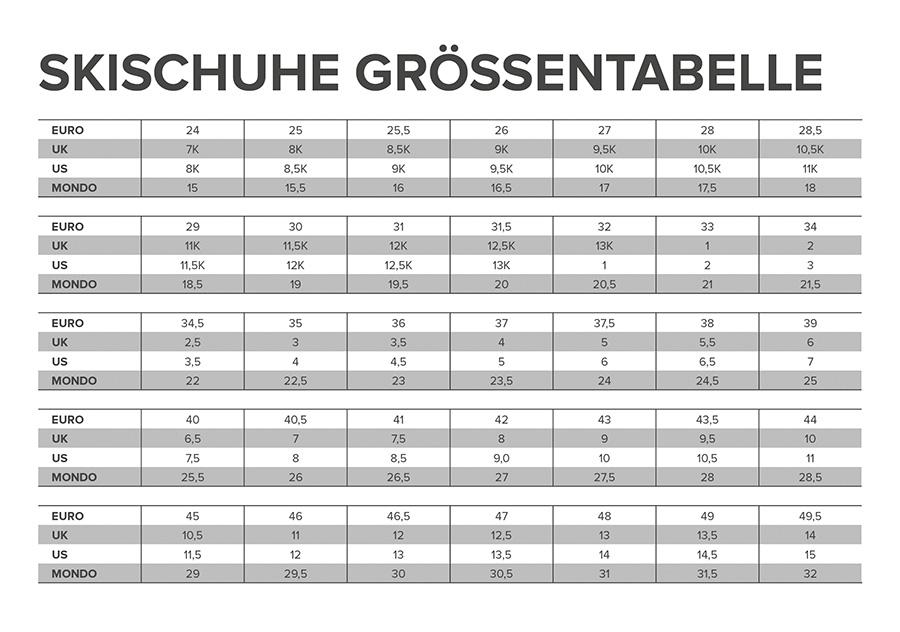 So Findet Man Die Richtige Skischuhgröße | SPORTaktiv.com