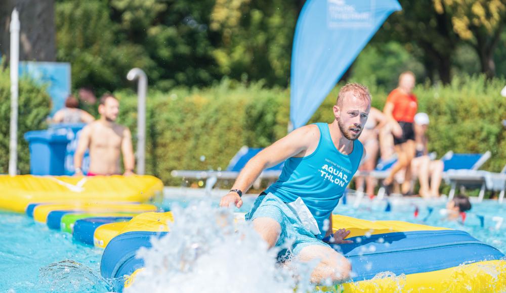 Gewinnspiel: Wir verlosen 3 x 2 Startplätze für den Aquathlon 2024 & 1 Übernachtung im JUFA Hotel Bad Radkersburg 