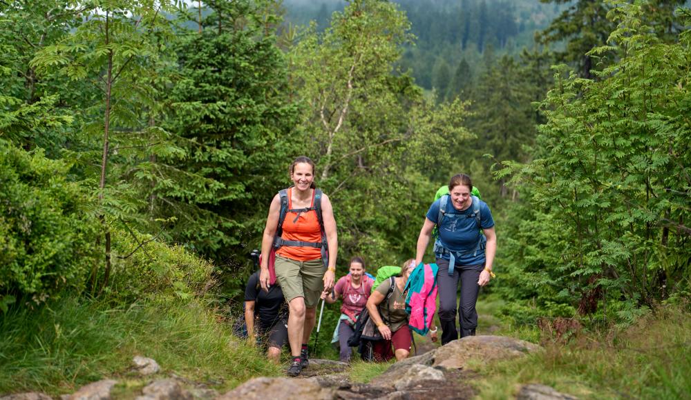 Über 300 Wanderer bei der „Herausforderung“