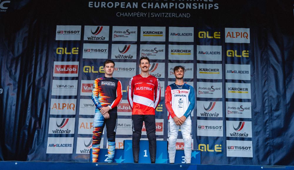 Andi Kolb sichert sich souverän den Europameister-Titel in Champéry in der Schweiz