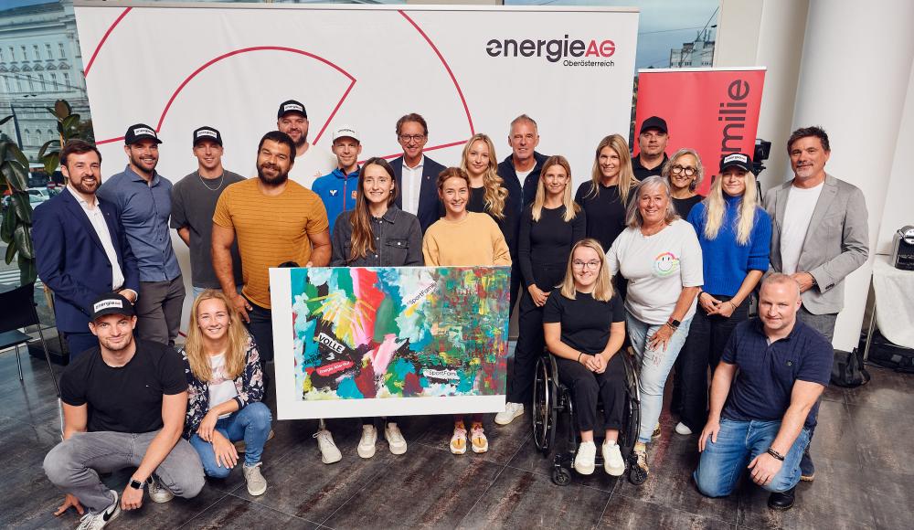 Von der Sportarena ins Atelier: Die Energie AG Sportfamilie entdeckt ihre kreative Seite