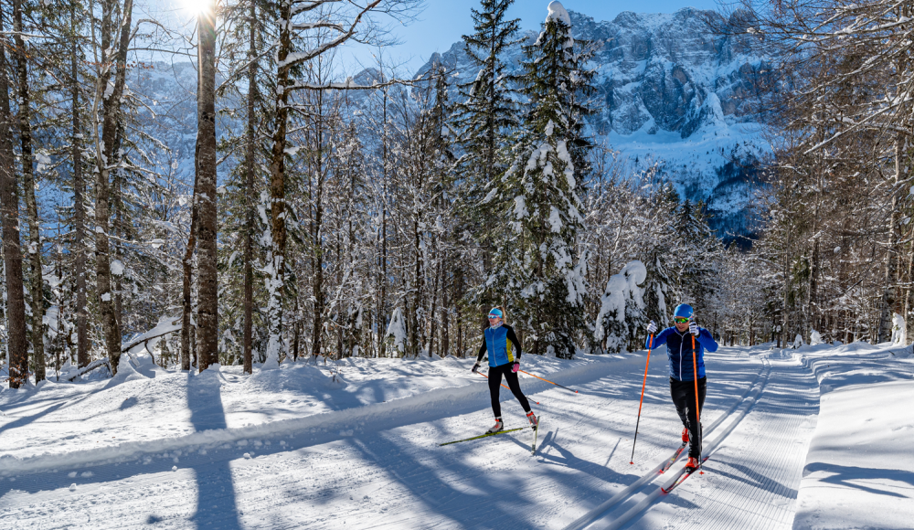 So geht Langlauf! Das Val Saisera lockt mit Premium-Langlaufloipen