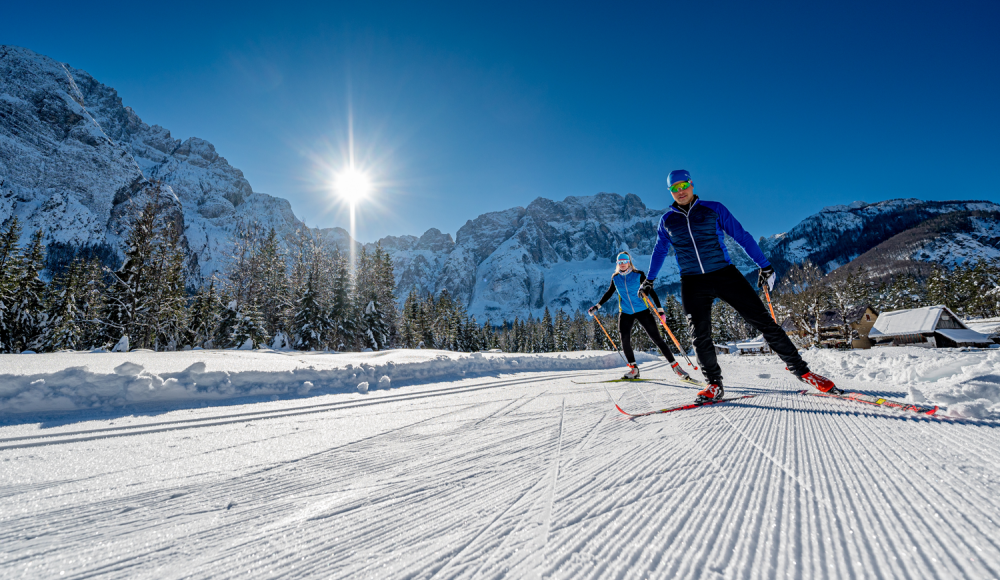 So geht Langlauf! Das Val Saisera lockt mit Premium-Langlaufloipen